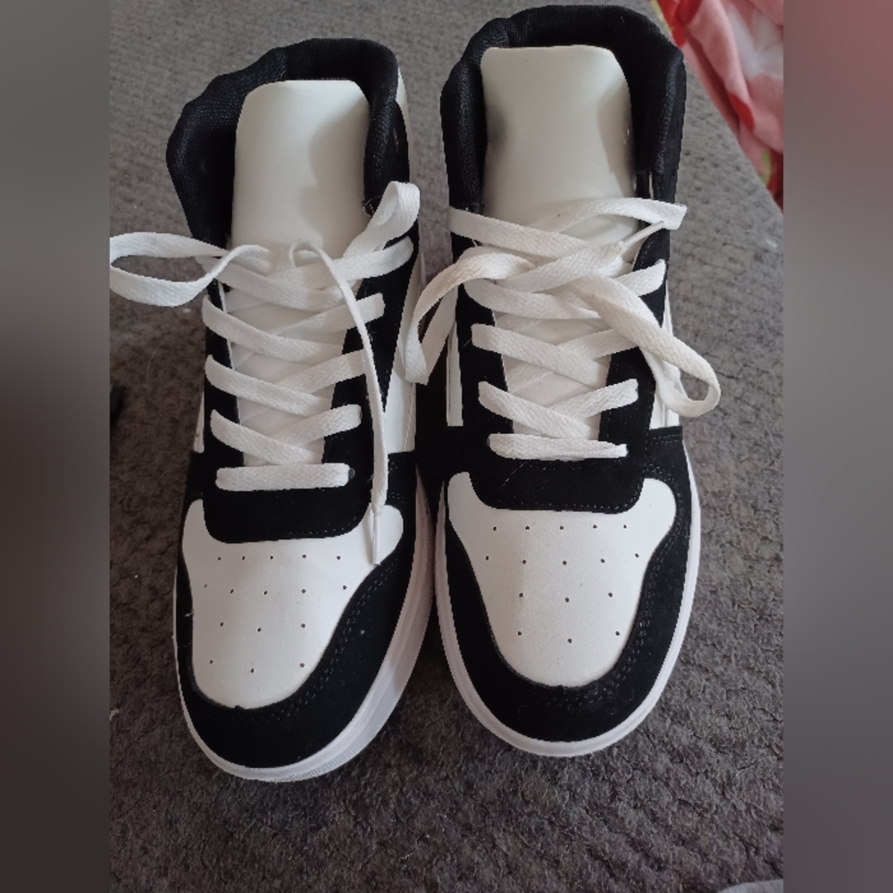 Black and White Sneakers